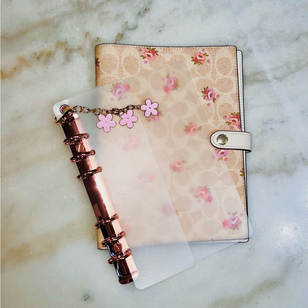 COACH Notebook A6 Binder Adapter Insert & Pockets ONLY I NOTEBOOK* Not Included